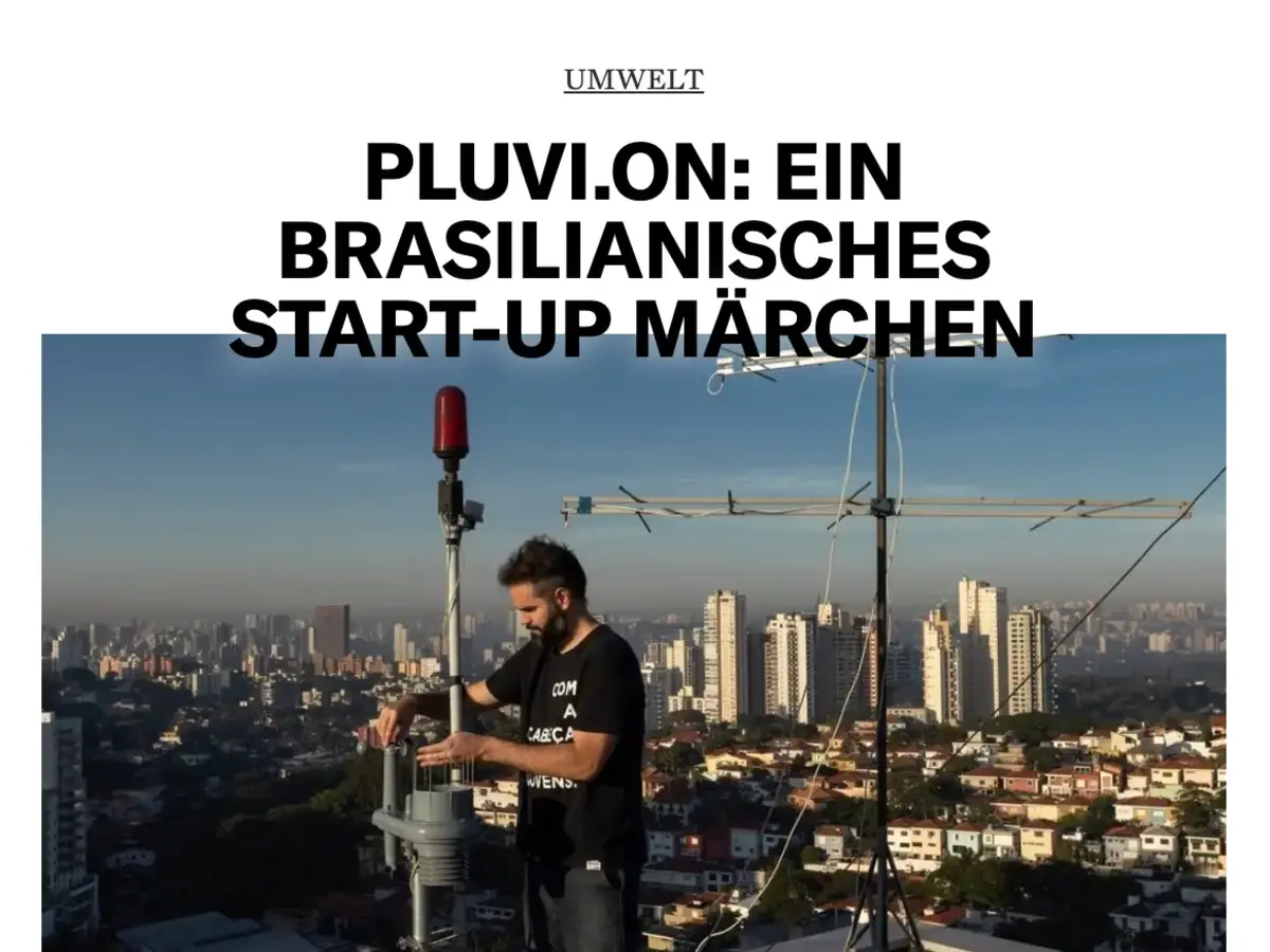 Matéria da Forbes Austria sobre a Pluvi.On